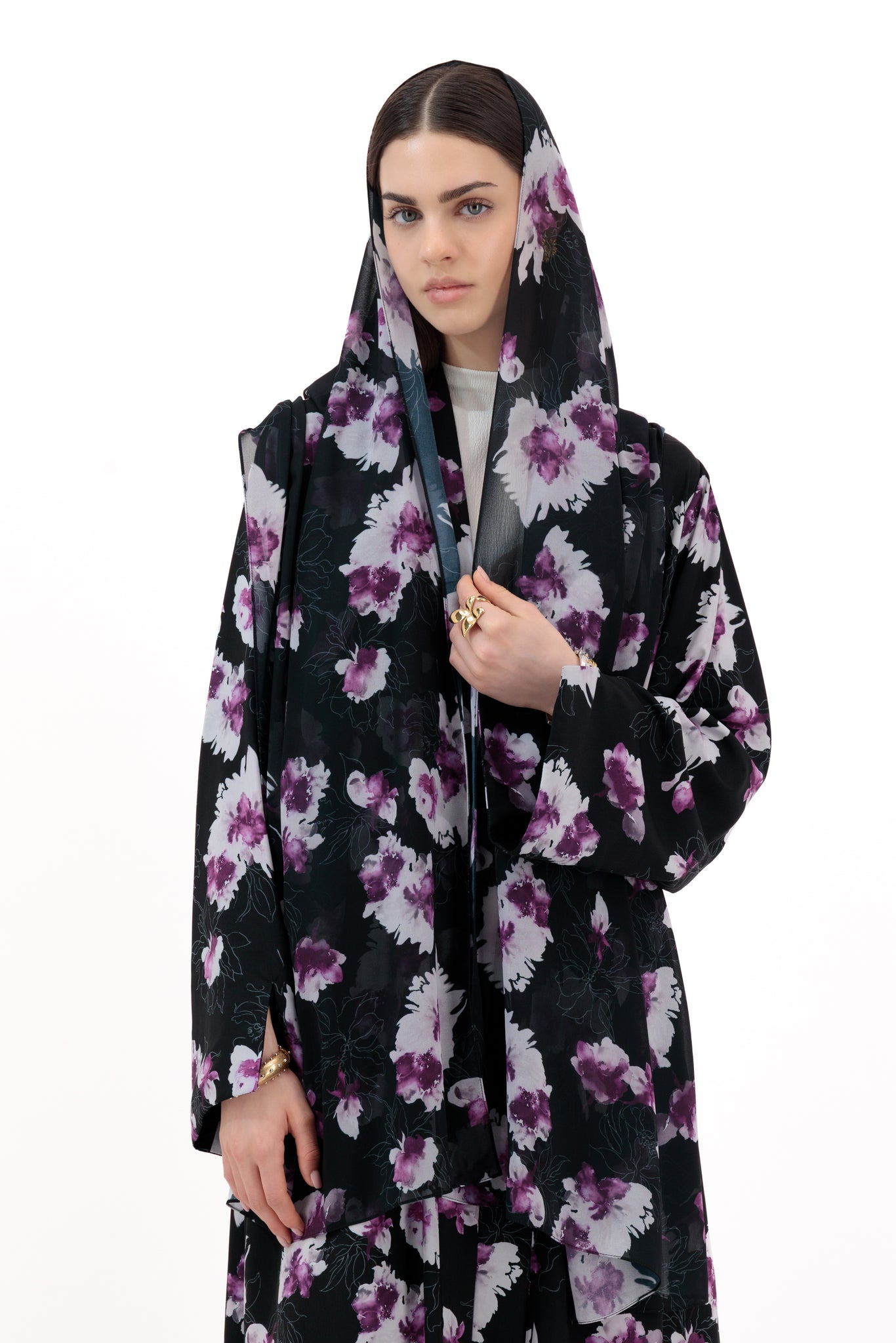 Fleur in Black and Violet
