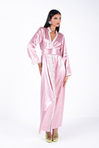 Leila Moroccan Kaftan in pink