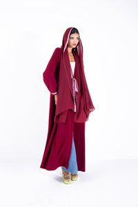 Shamsa in Maroon