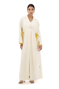 ANGEL in creme and yellow sun-trims